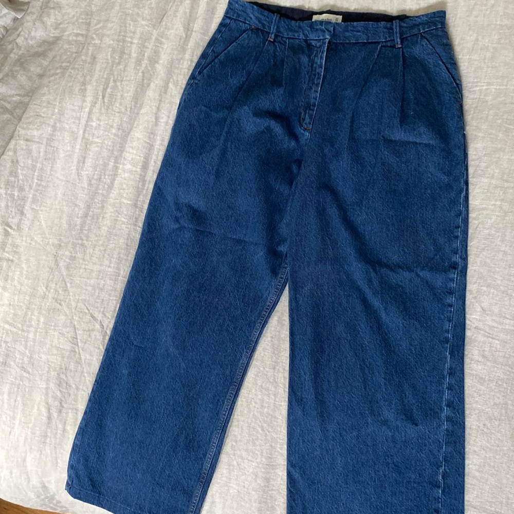 Abercrombie wide leg jeans